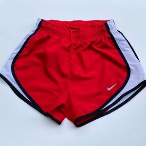 Red Nike Tempo Shorts